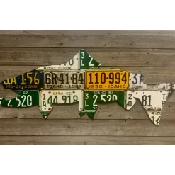 Shop All^ 50" Idaho Antique Brown Trout License Plate Art - Your Premium Fishing Gear Store Rods Lines Baits Accessories