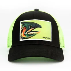 Fly Fishing^ Abby Paffrath Trucker Green Trout - Your Premium Fishing Gear Store Rods Lines Baits Accessories