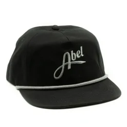 Shop All^ Abel Logo Hat Canvas Flat Bill Black - Your Premium Fishing Gear Store Rods Lines Baits Accessories