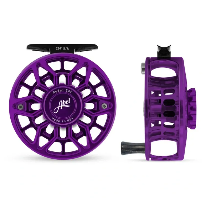 Fishing Line^ Abel SDF Reel 5/6 Purple - Your Premium Fishing Gear Store Rods Lines Baits Accessories