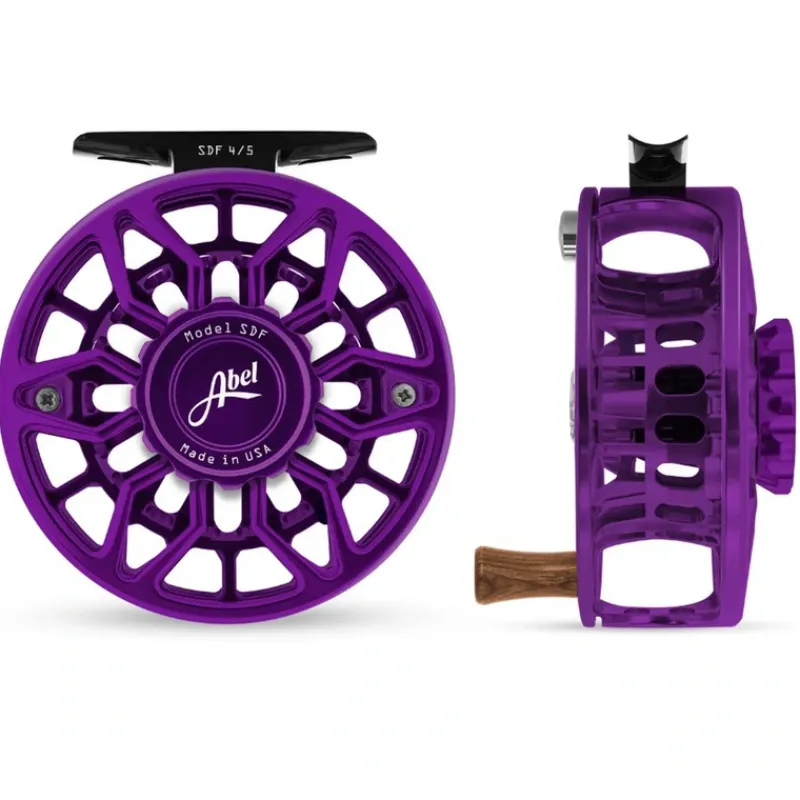 Fishing Line^ Abel SDF Reel 4/5 Purple - Your Premium Fishing Gear Store Rods Lines Baits Accessories