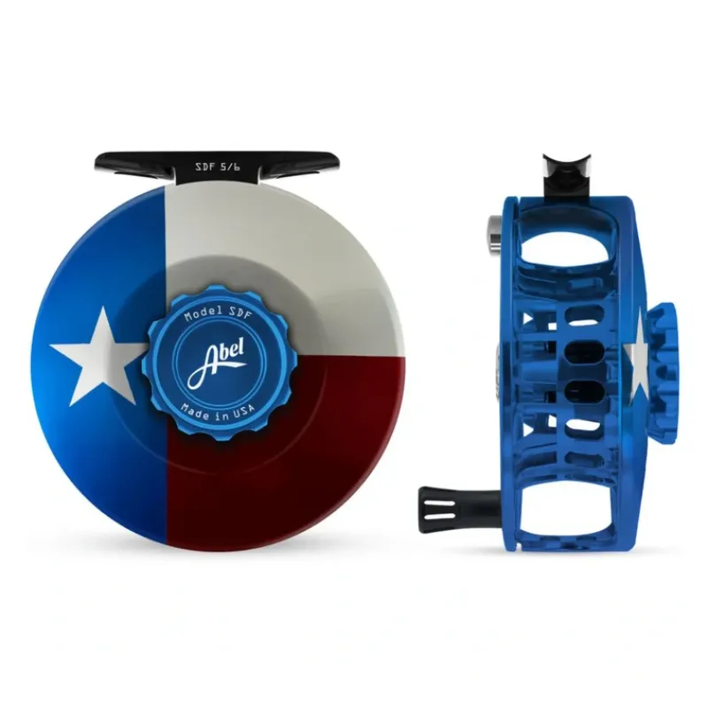 Fishing Line^ Abel SDF Reel 5/6 Texas Flag Edition - Your Premium Fishing Gear Store Rods Lines Baits Accessories