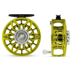 Fishing Line^ Abel SDF Reel Ported 5/6 Lime Green, Platinum Drag Knob with Platinum Handle - Your Premium Fishing Gear Store Rods Lines Baits Accessories