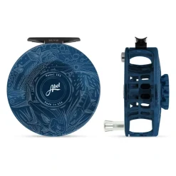 Shop All^ Abel SDS Reel 9/10 Solid Underwood Slammin' Deep Blue, Deep Blue Drag Knob with Platinum Handle - Your Premium Fishing Gear Store Rods Lines Baits Accessories