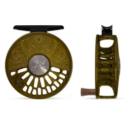 Fishing Line^ Abel TR 5/6 Reel Dark Olive, Underwood Last Light with Rosewood Handle - Your Premium Fishing Gear Store Rods Lines Baits Accessories