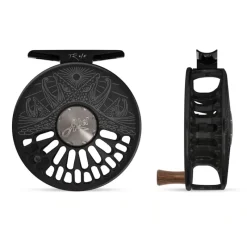 Fishing Line^ Abel TR Reel 4/5 Gloss Black, Underwood Last Light with Rosewood Handle - Your Premium Fishing Gear Store Rods Lines Baits Accessories