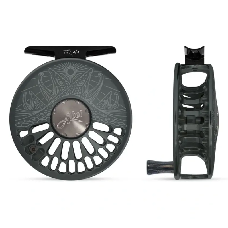 Fishing Line^ Abel TR Reel 2/3 Underwood Last Light Slate Gray with Ebony Handle - Your Premium Fishing Gear Store Rods Lines Baits Accessories