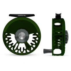 Fishing Line^ Abel Vaya Reel 4/5 Deep Green, Slate Gray Drag Knob with Ebony Handle - Your Premium Fishing Gear Store Rods Lines Baits Accessories