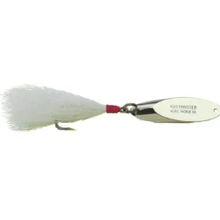 Shop All^ Acme Kastmaster Bucktail 1/8 oz Chrome w/ White Teaser - Your Premium Fishing Gear Store Rods Lines Baits Accessories