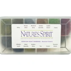 Fly Fishing^ African Goat Dubbing Dispenser- Natural - Your Premium Fishing Gear Store Rods Lines Baits Accessories