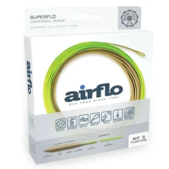 Fishing Line^ AirFlo Ridge 2.0 SuperFlo Universal Taper Fly Line Moss Olive/Chartreuse - Your Premium Fishing Gear Store Rods Lines Baits Accessories
