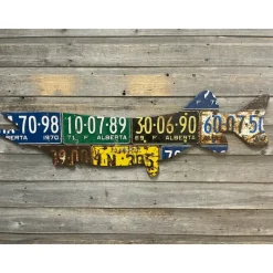 Shop All^ Alberta Antique Pike/Muskie License Plate Art - Your Premium Fishing Gear Store Rods Lines Baits Accessories