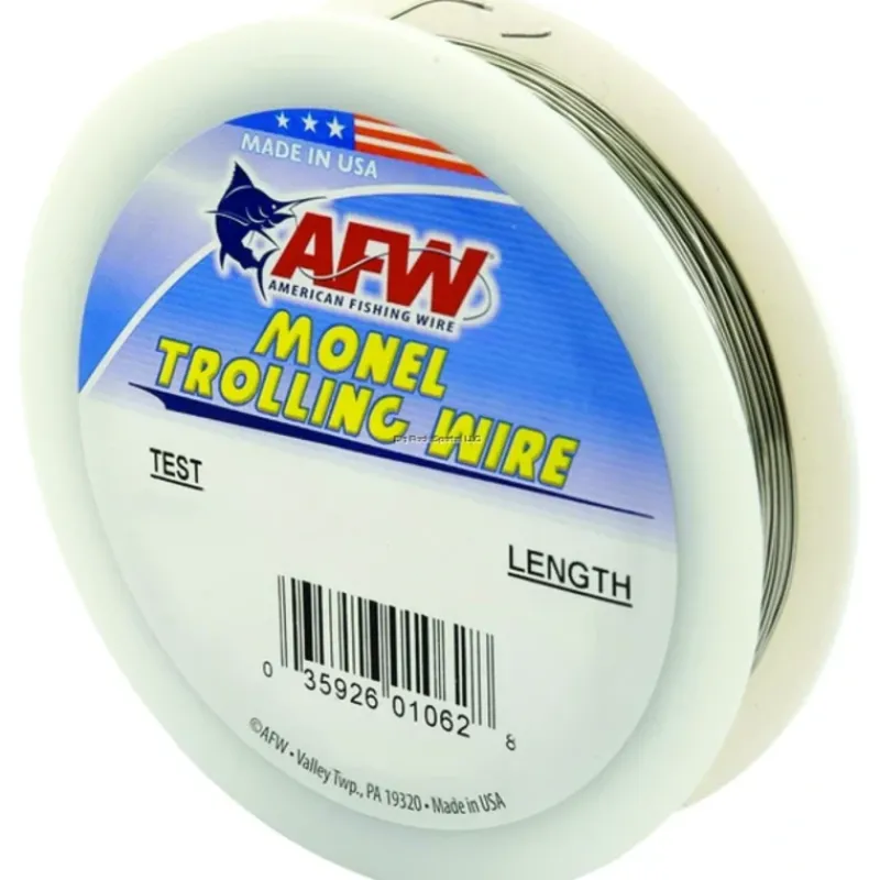 Bait^ American Fishing Wire Monel Trolling Wire Nickel-Copper Alloy 20lb 300' - Your Premium Fishing Gear Store Rods Lines Baits Accessories