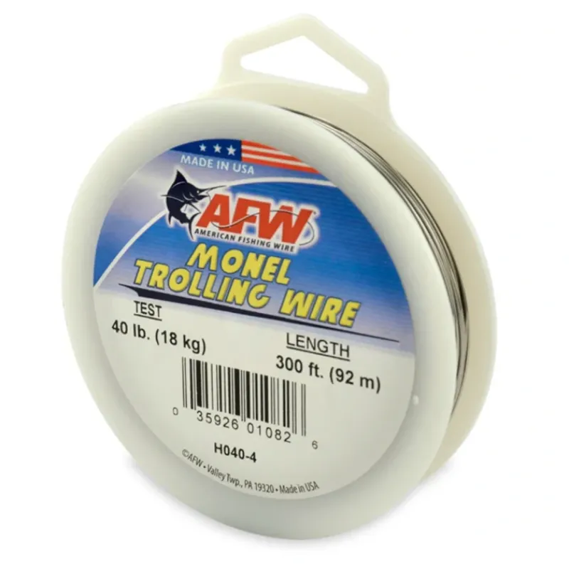 Bait^ American Fishing Wire Monel Trolling Wire Nickel-Copper Alloy 40lb 300' - Your Premium Fishing Gear Store Rods Lines Baits Accessories