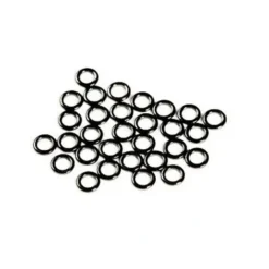 Fly Fishing^ ANGLERS IMAGE TIPPET RINGS SMALL BLACK NICKEL - 10 PACK - Your Premium Fishing Gear Store Rods Lines Baits Accessories