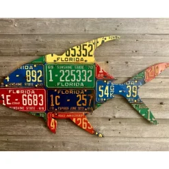 Shop All^ Antique Florida Permit License Plate Art - Your Premium Fishing Gear Store Rods Lines Baits Accessories