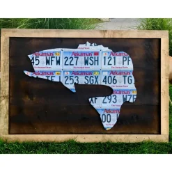 Shop All^ Arkansas Largemouth Bass License Plate Art - Your Premium Fishing Gear Store Rods Lines Baits Accessories