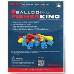 Bait^ Balloon Fisher King Pro Pack - 5 Balloon Clips, 10 5in Balloons - Your Premium Fishing Gear Store Rods Lines Baits Accessories