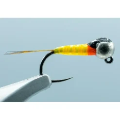 Shop All^ Barbless Jig Pearl Rib Perdigon Sunburst Yellow - Your Premium Fishing Gear Store Rods Lines Baits Accessories