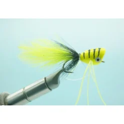 Shop All^ Bass Popper Chartreuse #1/0 - Your Premium Fishing Gear Store Rods Lines Baits Accessories