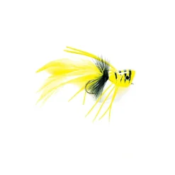 Fly Fishing^ Bass Popper Chartreuse - Your Premium Fishing Gear Store Rods Lines Baits Accessories
