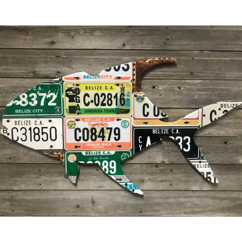 Shop All^ Belize Permit License Plate Art - Your Premium Fishing Gear Store Rods Lines Baits Accessories