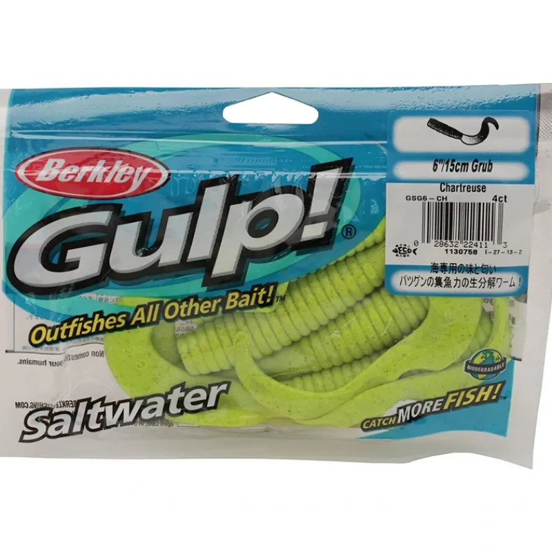 Bait^ Berkley Gulp Saltwater Grub - Your Premium Fishing Gear Store Rods Lines Baits Accessories