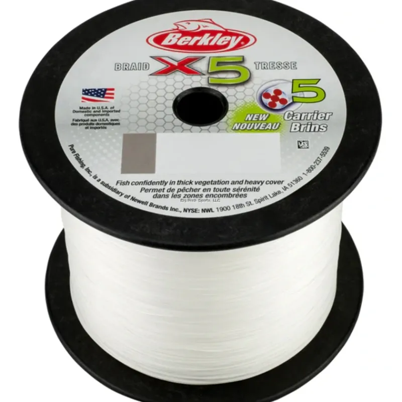 Fishing Line^ Berkley X5 Braid 5-Carrier Braided Fishing Line - Your Premium Fishing Gear Store Rods Lines Baits Accessories