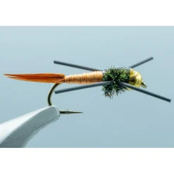 Shop All^ BH Copper w/ Rubber Legs Copper/Black #14 - Your Premium Fishing Gear Store Rods Lines Baits Accessories