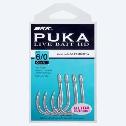 Bait^ BKK Hooks Puka Livebait HD - Your Premium Fishing Gear Store Rods Lines Baits Accessories