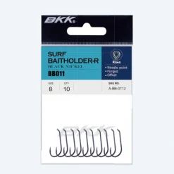 Bait^ BKK Surf Baitholder-R Hooks #2 (9 Pack) - Your Premium Fishing Gear Store Rods Lines Baits Accessories
