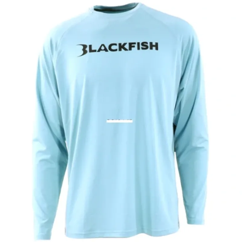 Shop All^ Blackfish CoolCharge UPF Swift Long Sleeve - Sky Blue Size M - Your Premium Fishing Gear Store Rods Lines Baits Accessories