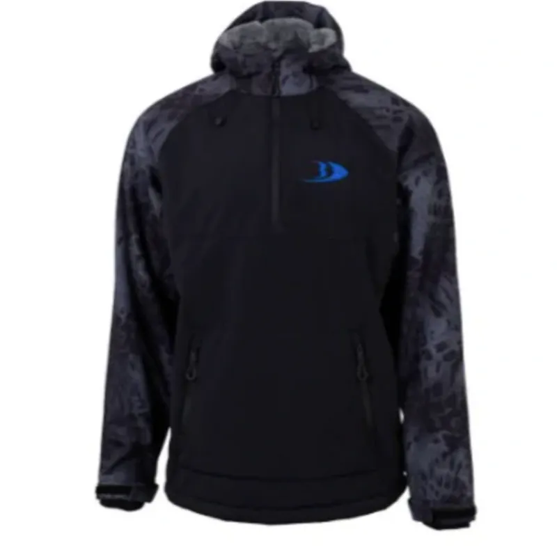 Shop All^ Blackfish Gale Softshell Pullover - Blackout - XL - Your Premium Fishing Gear Store Rods Lines Baits Accessories