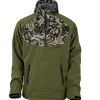 Shop All^ Blackfish Gale Softshell Pullover - Green/Prym1 OS Woods - Your Premium Fishing Gear Store Rods Lines Baits Accessories
