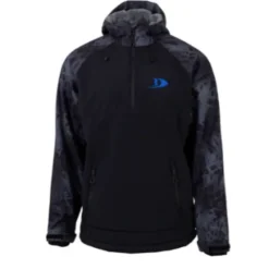 Shop All^ Blackfish Gale Softshell Pullover - Blackout - 2XL - Your Premium Fishing Gear Store Rods Lines Baits Accessories