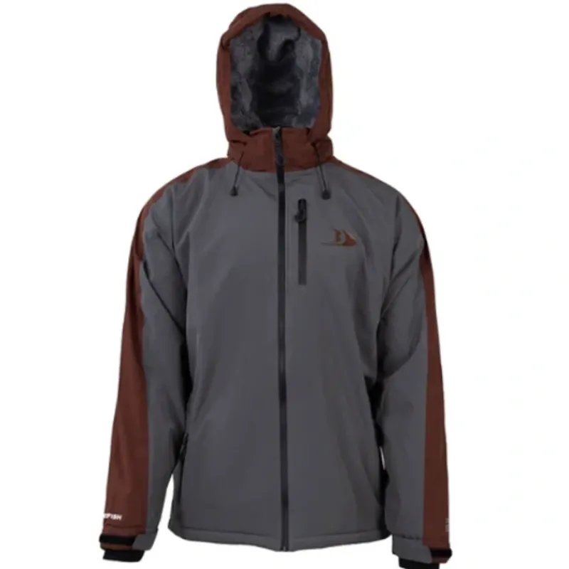 Shop All^ Blackfish StormSkin Gale Jacket - Grey/Brown - XL - Your Premium Fishing Gear Store Rods Lines Baits Accessories
