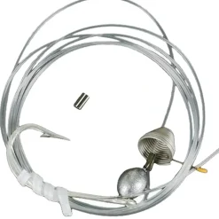 Shop All^ Blue Water Candy Naked Ballyhoo Rig, Size 7/0 Hook, 90lb Fluoro - Your Premium Fishing Gear Store Rods Lines Baits Accessories