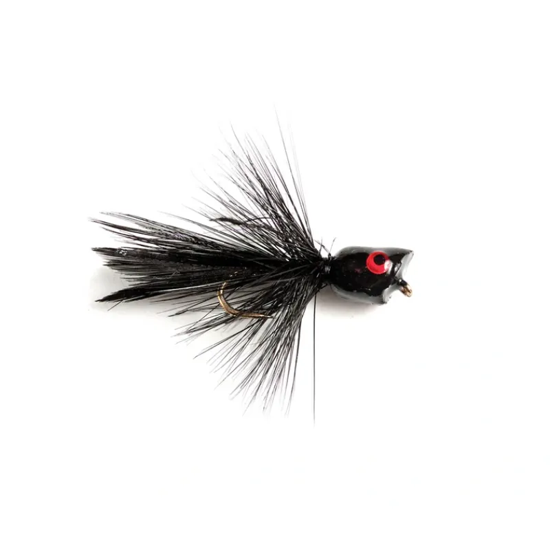 Shop All^ Bluegill Bug Popper Black - Your Premium Fishing Gear Store Rods Lines Baits Accessories