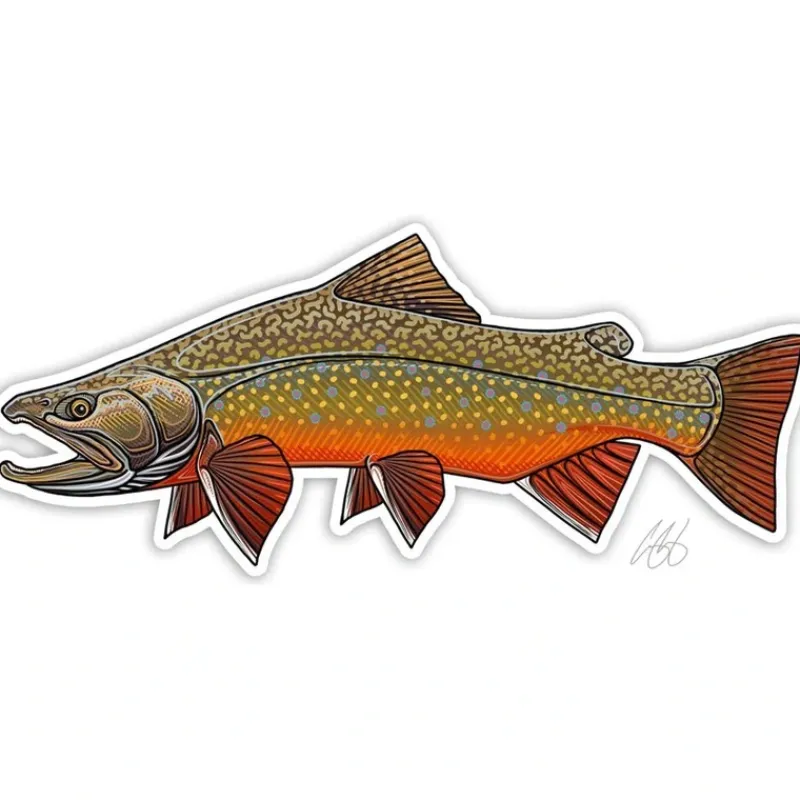 Shop All^ Brook Trout Sticker - Your Premium Fishing Gear Store Rods Lines Baits Accessories