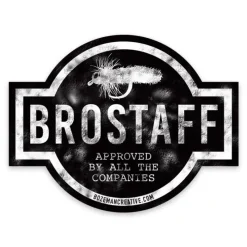 Fly Fishing^ BROSTAFF Sticker - Your Premium Fishing Gear Store Rods Lines Baits Accessories