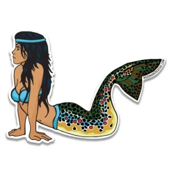 Fly Fishing^ Brown Mertrout Sticker - Your Premium Fishing Gear Store Rods Lines Baits Accessories