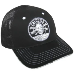 Shop All^ Calcutta Black Front Black Mesh Calcutt Patch Adjustable - Your Premium Fishing Gear Store Rods Lines Baits Accessories