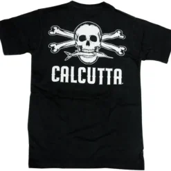 Shop All^ Calcutta Original Logo Short Sleeve T-Shirt, Large, Black - Your Premium Fishing Gear Store Rods Lines Baits Accessories