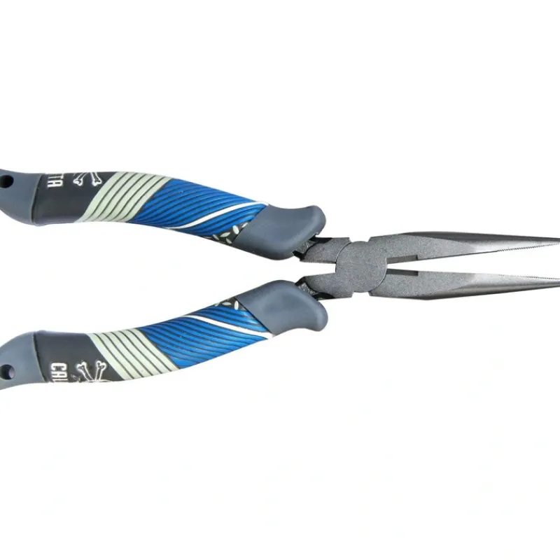 Shop All^ Calcutta Squall Torque Series Long Nose Pliers with CR Finish, 8" - Your Premium Fishing Gear Store Rods Lines Baits Accessories
