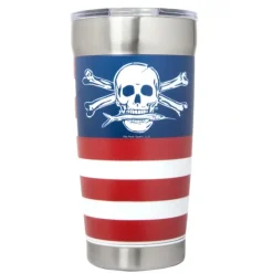Shop All^ Calcutta Stainless Steel Double Wall Vacuum Seal Tumbler Cup 20oz Patriot - Your Premium Fishing Gear Store Rods Lines Baits Accessories