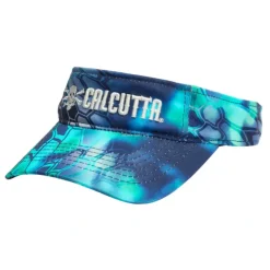 Shop All^ Calcutta Visor Kryptek Blue Camo Pontus with Calcutta Logo - Your Premium Fishing Gear Store Rods Lines Baits Accessories