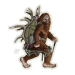 Shop All^ Casey Underwood Bow Squatch Sticker - Your Premium Fishing Gear Store Rods Lines Baits Accessories