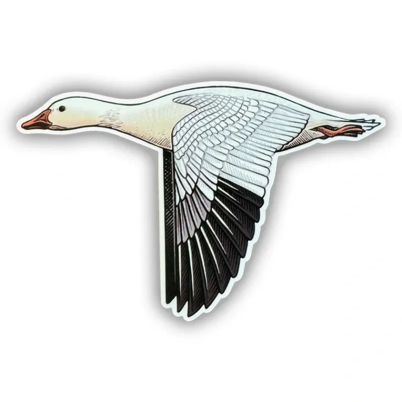 Shop All^ Casey Underwood Snow Goose Sticker - Your Premium Fishing Gear Store Rods Lines Baits Accessories