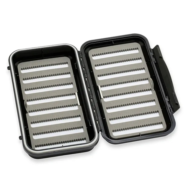 Fishing Line^ CF Design Standard Fly Box Black Large - Your Premium Fishing Gear Store Rods Lines Baits Accessories