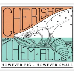 Shop All^ Cherish Them All Sticker - Your Premium Fishing Gear Store Rods Lines Baits Accessories